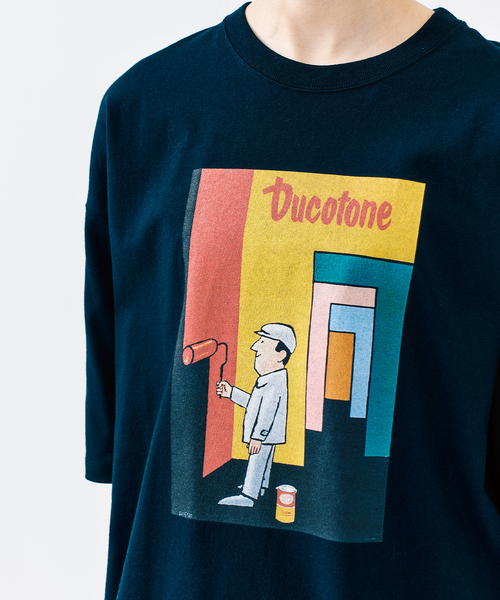 【新品未使用】今季新作サヴィニャックTシャツ    IENA イエナ SAVIGNAC (サヴィニャック) 別注 French Company プリント Tシャツ（T