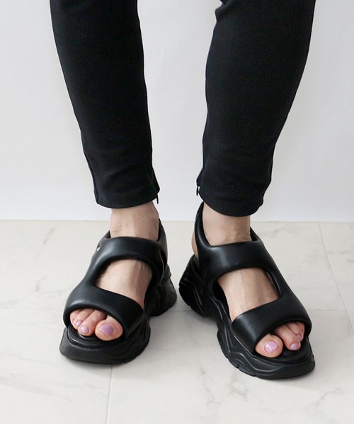【新品未使用】Finスポーツサンダル Fin｜パデッド厚底スポーツサンダル | Rakuten Fashion(楽天