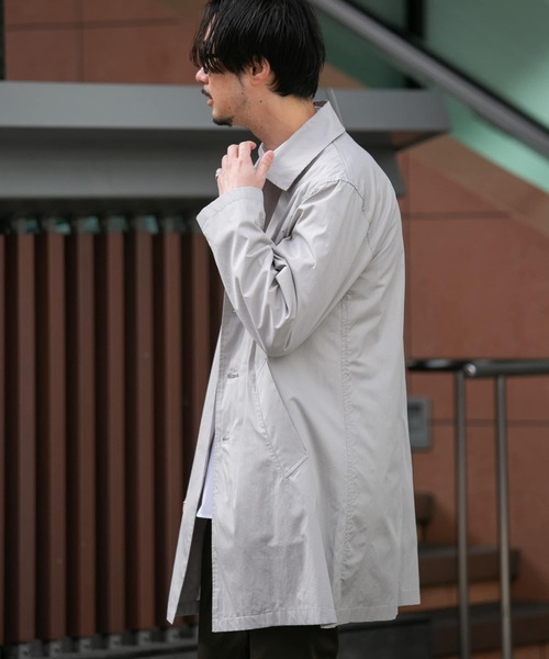 URBAN RESEARCH ROSSO MEN スプリングコート　グレー　S URBAN RESEARCH ROSSO MEN ステンカラーコート コート 「撥水