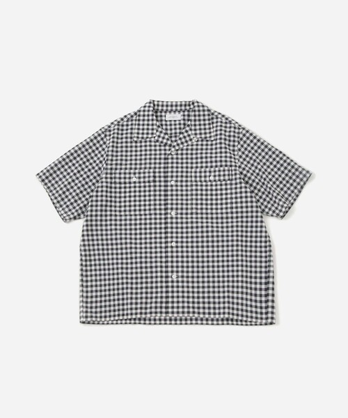Saturdays NYC ブラウス シャツ Hester Gingham Check SS Shirt