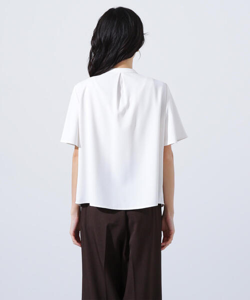 N.Natural Beauty Basic ブラウス シャツ フロントタックフレア