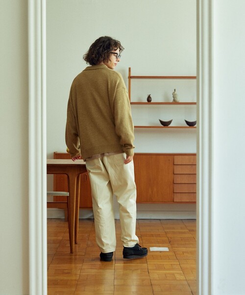 「TOWNCRAFT」 長袖ニット MEDIUM ブラック メンズ_画像3