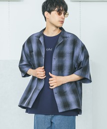 シャツ オンブレチェック半袖シャツ / 491919 メンズ｜ZOZOTOWN Yahoo!店