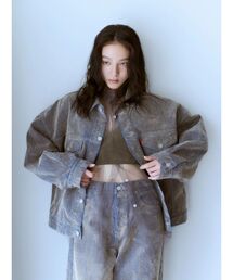 デニムジャケット gジャン フロッキー起毛デニムジャケット レディース｜ZOZOTOWN Yahoo!店