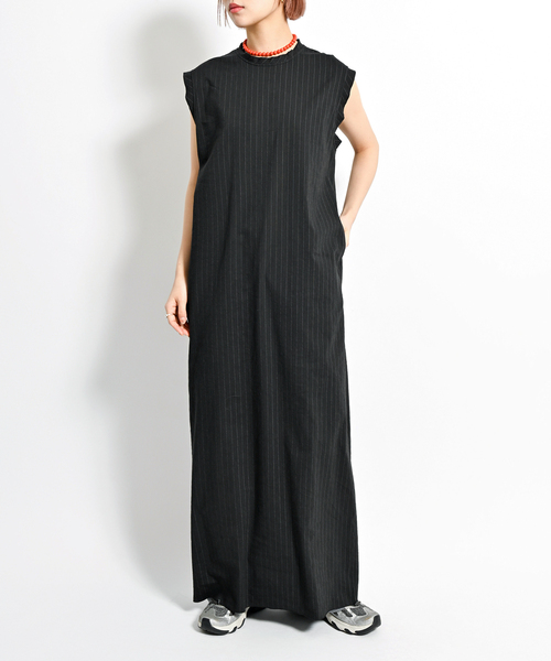 早期完売★COYSEIO★DRAPING DRESS 大人気ワンピース2色(追跡可) LACE UP LINEN DRESS：ワンピース（ワンピース）｜CITYSHOP