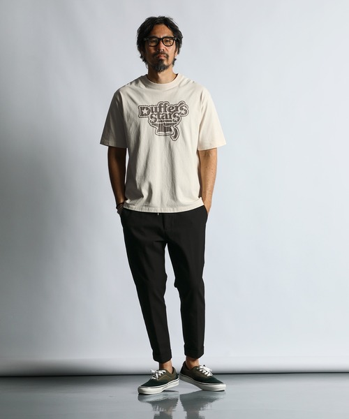 スラックス MONSTER STRETCH CHINO SLACKS：モンスターストレッチ チノクロス スラックス メンズの画像