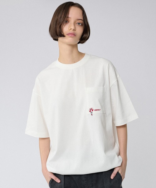 ONCILY（オンシェリー） tシャツ SUMMER POCKET LOGO T-SHIRT
