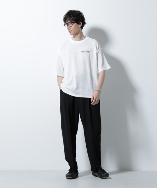 NANO universe パンツ サッカータックイージーパンツ