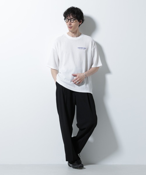 【新品】アタッチメント　タックパンツ ATTACHMENT（アタッチメント）の「ハイストレッチツイル 2タック