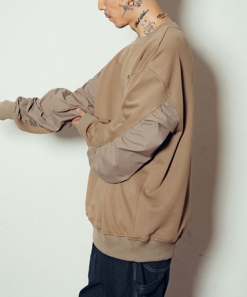 Subciety（サブサエティ） トレーナー スウェット Nylon switched