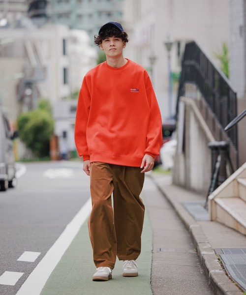 niko and…（ニコアンド） スウェットカットソー BIG(L) グリーン