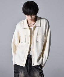 ADRER（アドラー） カーディガン fuwamochi chain Knit cardigan jk
