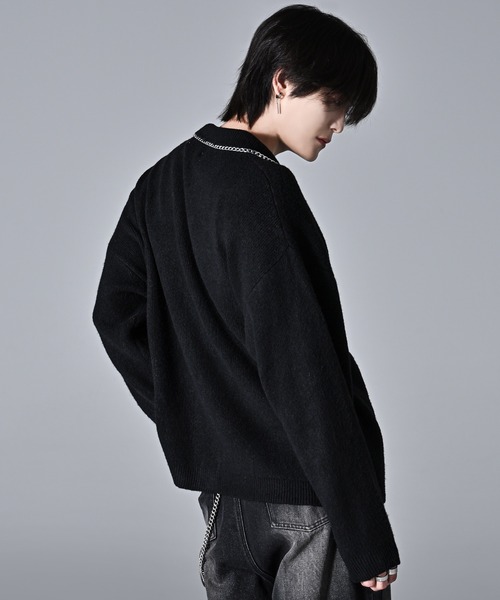 ADRER（アドラー） カーディガン fuwamochi chain Knit cardigan jk