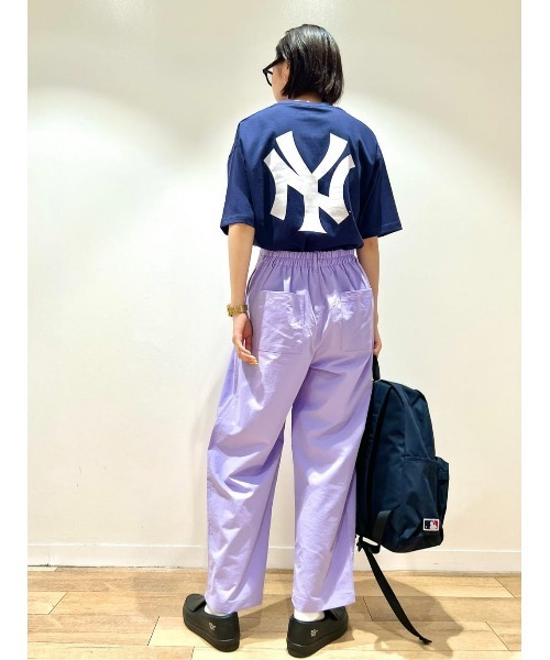 「MLB」 半袖Tシャツ L ブラック メンズ