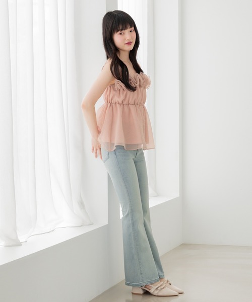 Heather（ヘザー） ジーンズ デニム デニムパンツ 「脚長×美脚を叶える