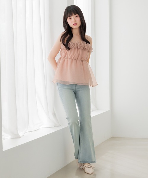 Heather（ヘザー） ジーンズ デニム デニムパンツ 「脚長×美脚を叶える