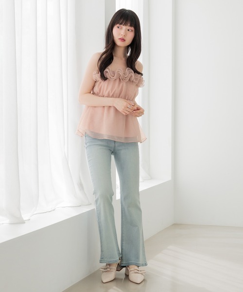 Heather（ヘザー） ジーンズ デニム デニムパンツ 「脚長×美脚を叶える