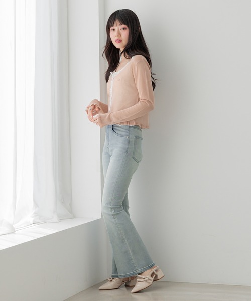 Heather（ヘザー） ジーンズ デニム デニムパンツ 「脚長×美脚を叶える