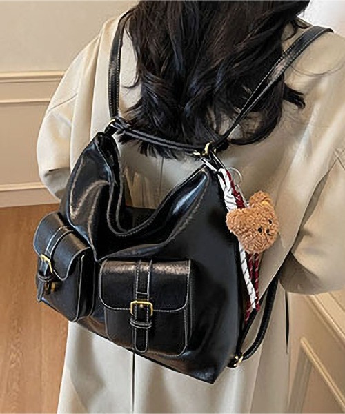 LA VORAGINE（ラ ヴォラジネ） ショルダーバッグ バッグ レトロ調 2WAY