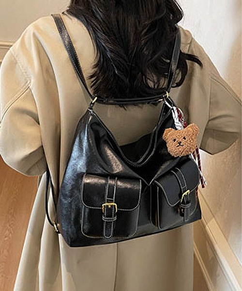 LA VORAGINE（ラ ヴォラジネ） ショルダーバッグ バッグ レトロ調 2WAY