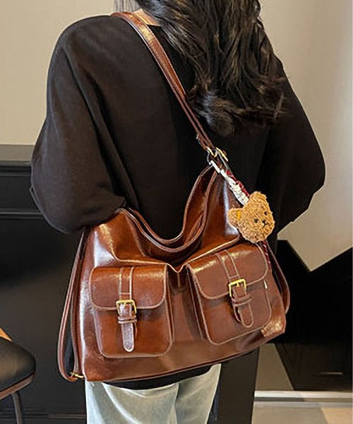 LA VORAGINE（ラ ヴォラジネ） ショルダーバッグ バッグ レトロ調 2WAY