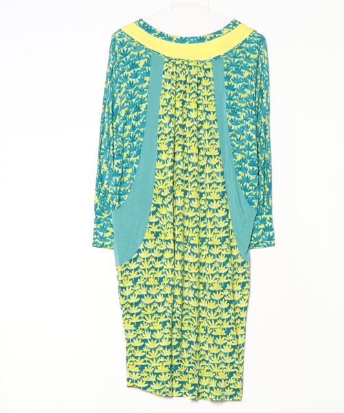 ツモリチサト　長袖ワンピース TSUMORI CHISATO 「TSUMORI CHISATO」 長袖ワンピース 02 ブルー