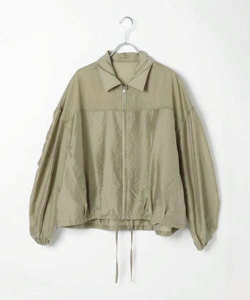 LEPSIM ブルゾン アウター ドロストギャザーシャツブルゾン