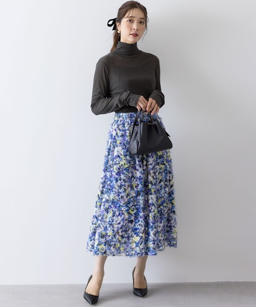 スカート ヘアリーフラワープリント : ZOZOTOWN Yahoo!店 - 通販