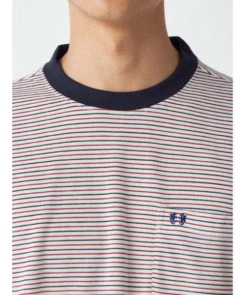 McGREGOR（マックレガー） tシャツ クルーミジンボーダーロンT メンズ