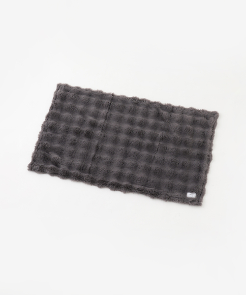 新品 journal standard Furniture THROW SILVER PRINT KNIT THROW スローケット（ブランケット