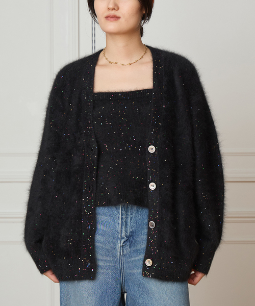 IENA LA BOUCLE（イエナラブークル） カーディガン ファーニットV