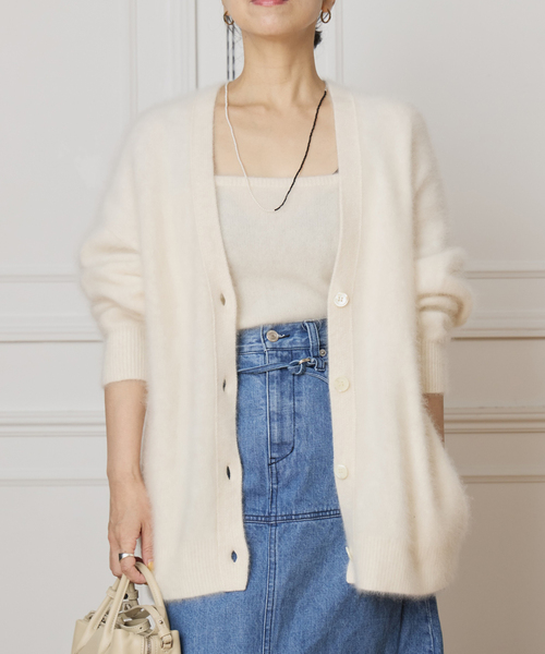 IENA LA BOUCLE（イエナラブークル） カーディガン ファーニットV