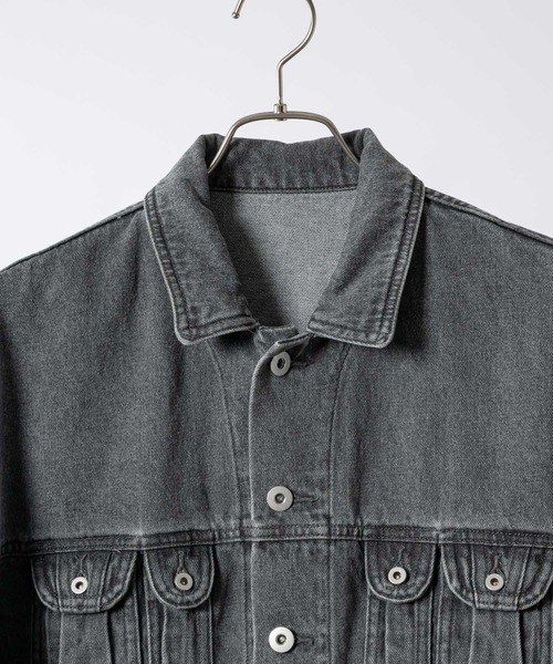 soerte デニムジャケット 3 グレー メンズ : ZOZOTOWN Yahoo!店 - 通販
