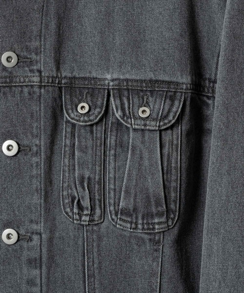 soerte デニムジャケット 3 グレー メンズ : ZOZOTOWN Yahoo!店 - 通販