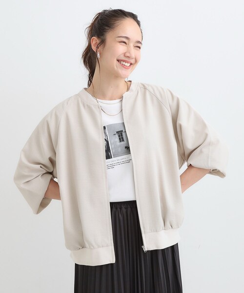 SHOO・LA・RUE(シューラルー) ブルゾン アウター 「洗濯機可/S-LL SHOO・LA・RUE(シューラルー) ブルゾン アウター 「洗濯機可/S-LL