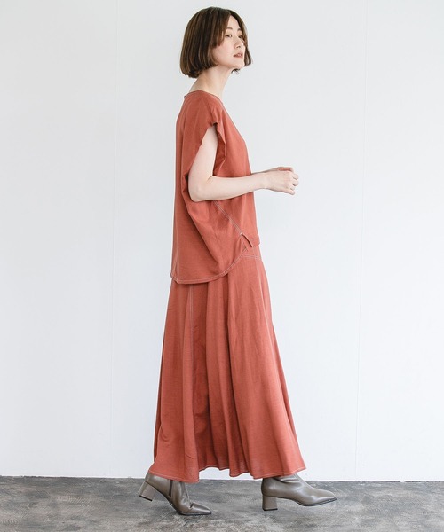 「A part by」 フレアスカート FREE カーキ レディース_画像7