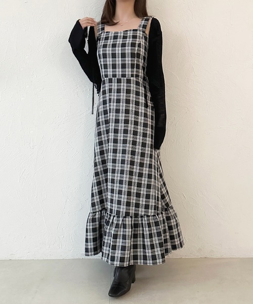 apres jour（アプレジュール） ワンピース ティアードキャミワンピース