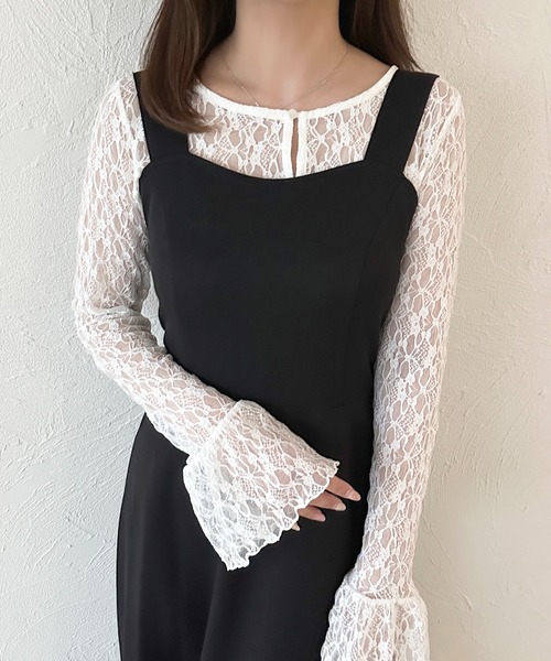 apres jour（アプレジュール） ワンピース ティアードキャミワンピース