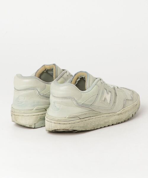 「New Balance」 ローカットスニーカー 24.0cm ベージュ メンズ_画像2