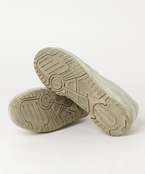 「New Balance」 ローカットスニーカー 24.0cm ベージュ メンズ_画像3