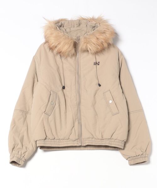 Achic（アシック） ブルゾン アウター ファー付き秋冬アウター