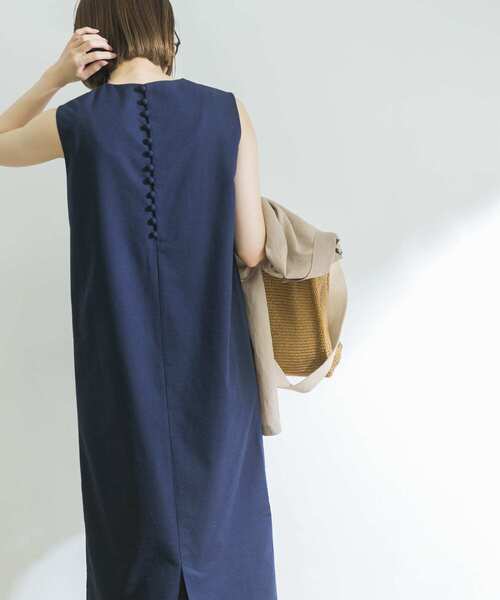 「URBAN RESEARCH」 ノースリーブワンピース 38 ミント レディース_画像3