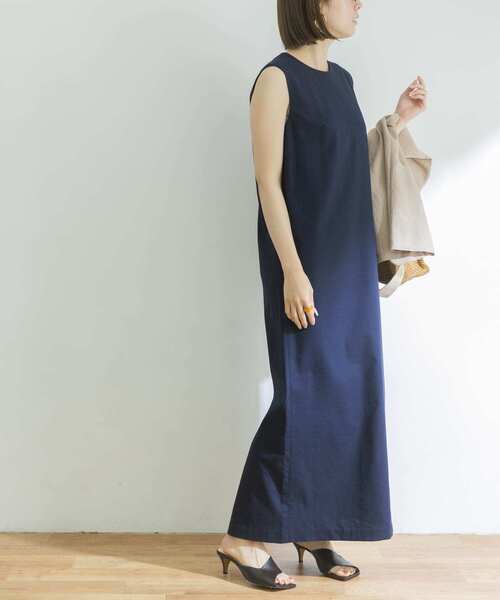 「URBAN RESEARCH」 ノースリーブワンピース 38 ミント レディース_画像5