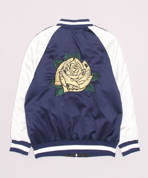 「Subciety」 スカジャン SMALL グリーン メンズ_画像2