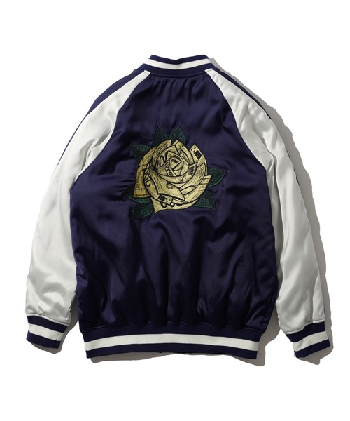 「Subciety」 スカジャン SMALL グリーン メンズ_画像7