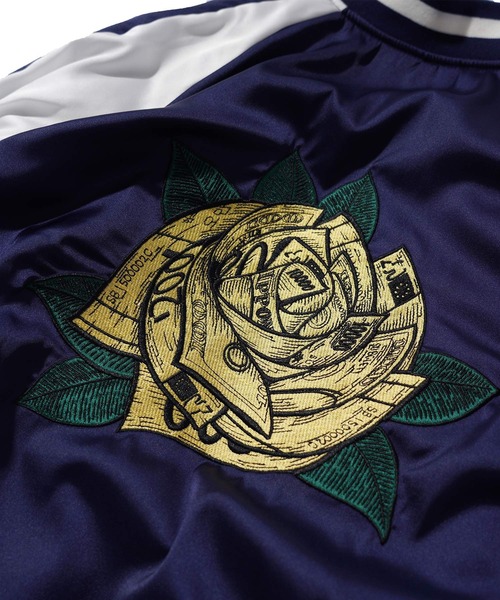 「Subciety」 スカジャン SMALL グリーン メンズ_画像9