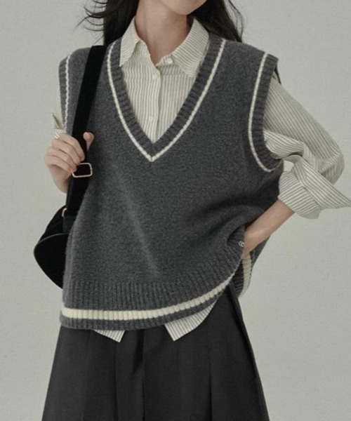 DOMA ニットカラーベスト DOMA ニットカラーベスト DOMA ニットカラーベスト