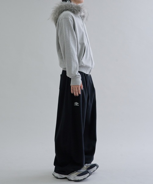 ワイドパンツ スウェットパンツ ジャージ UMBRO × EPNK Curved Tack 