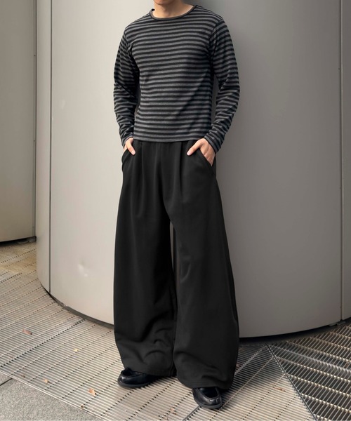 ワイドパンツ スウェットパンツ ジャージ UMBRO × EPNK Curved Tack 