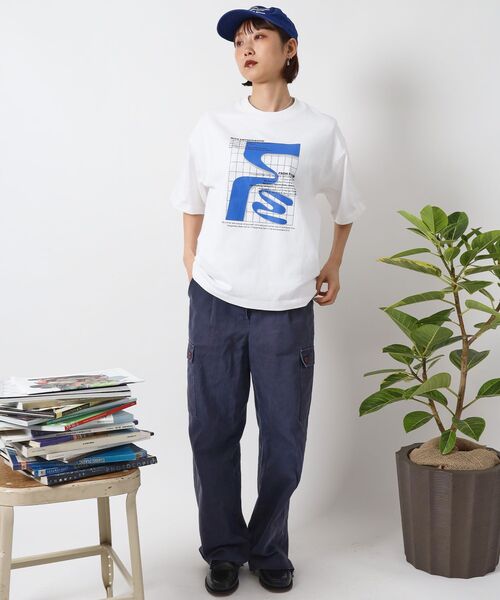 「FFEIN」 半袖Tシャツ SMALL レッド メンズ_画像6